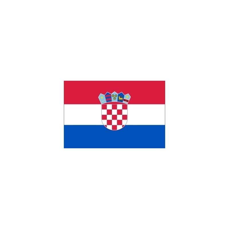 La Croatie Bâton Drapeau Drapeaux Drapeaux Stock drapeau 30x45cm