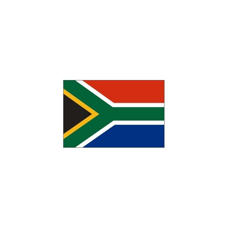 Drapeau Afrique du Sud / South Africa Flag Stock Photo