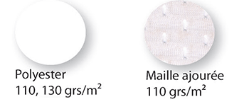 Maille Polyester ou ajourée
