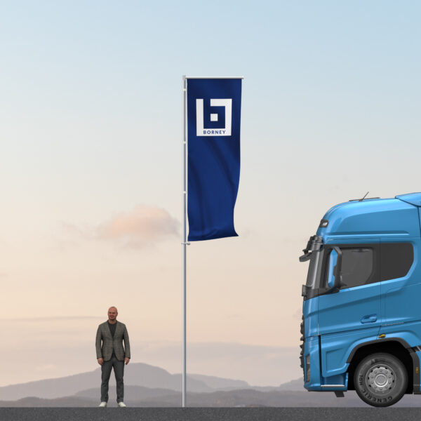 Mâts aluminium à potence