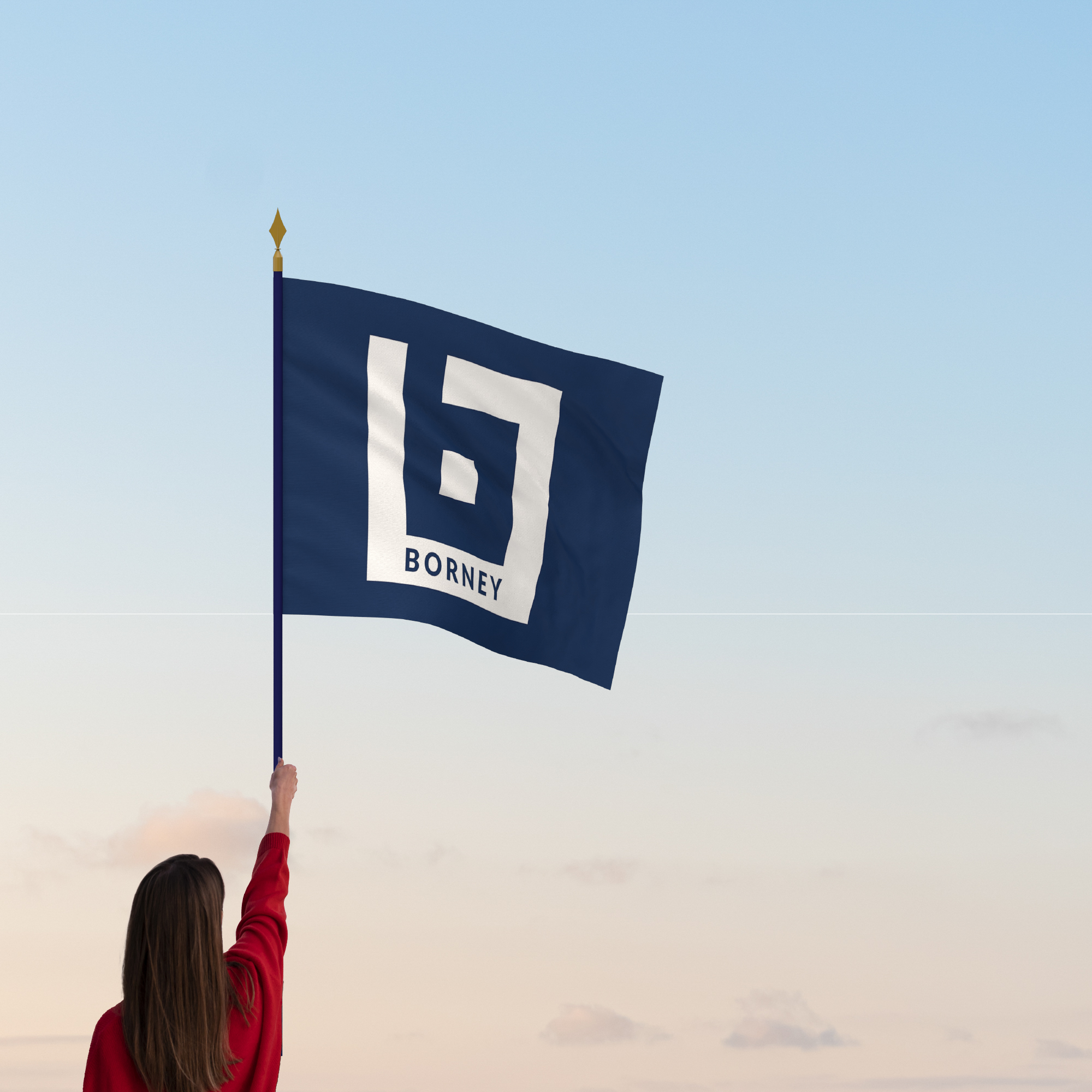 Drapeaux personnalisés et oriflammes sur mesure - Borney