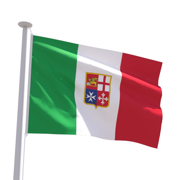 Drapeau Italie Marine