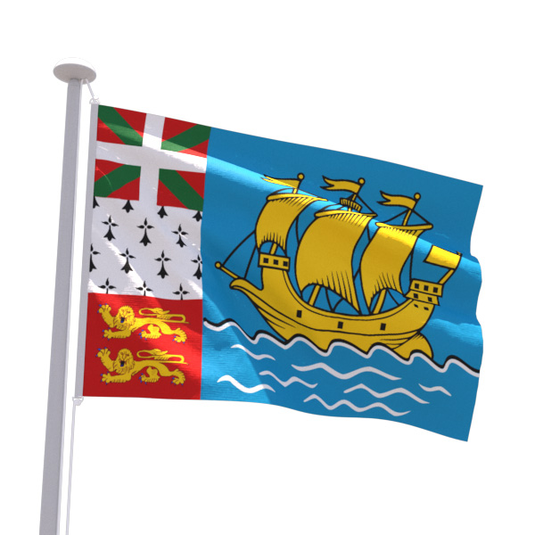 Drapeau Saint-Pierre et Miquelon