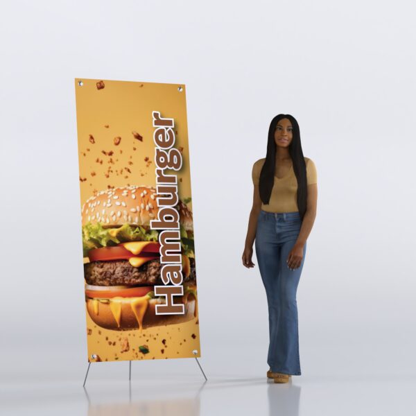 X Banner Hamburger