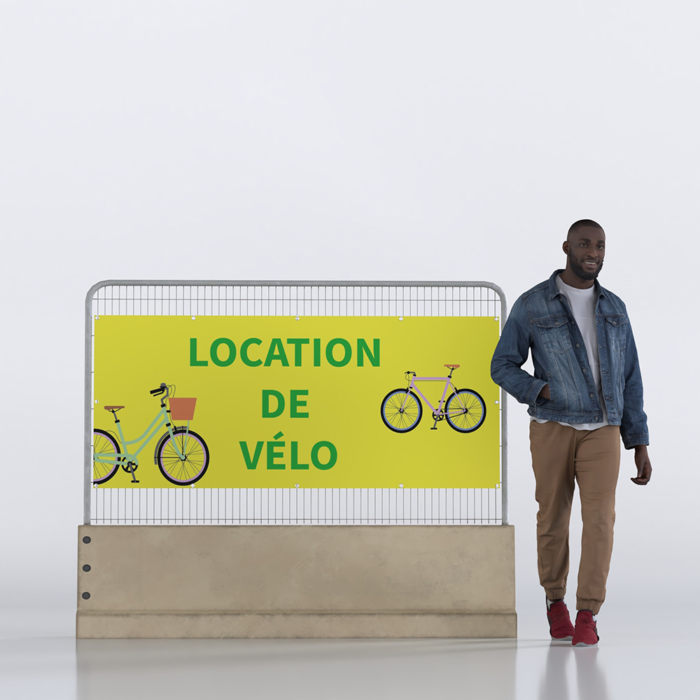 Bâche Location de vélo - Borney