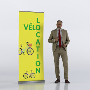 Enrouleurs (Rollup) Location de vélo - Borney