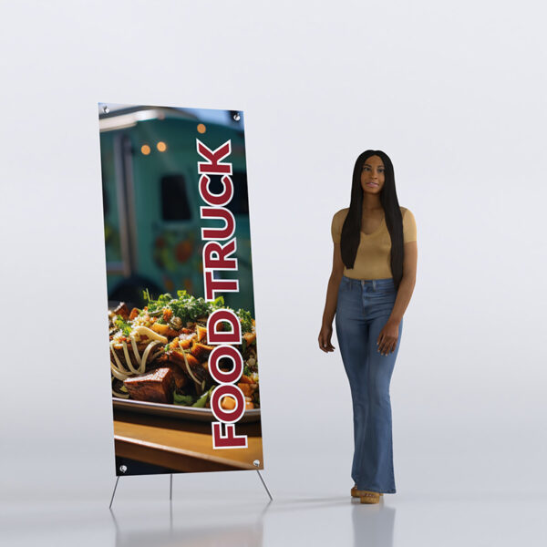 X Banner Food truck
