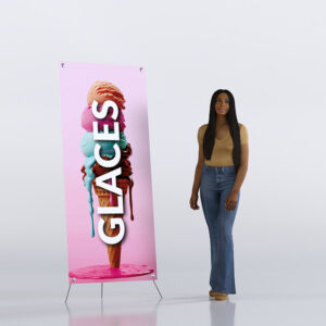 X Banner Glaces - Borney