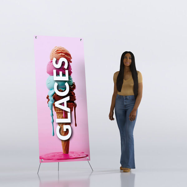 X Banner Glaces