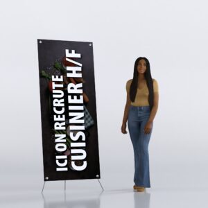 X Banner Cuisinier - Borney