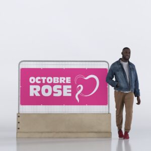 Bâche Octobre Rose - Borney