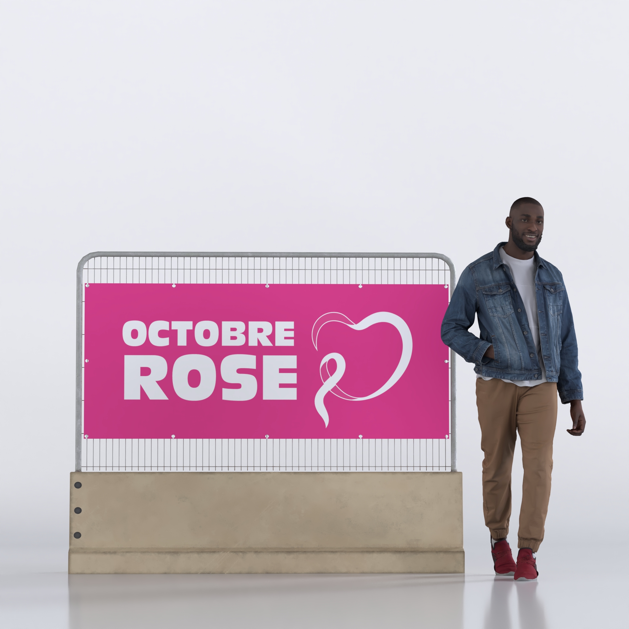 Bâche Octobre Rose