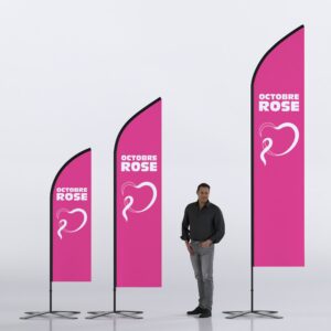 Voile Octobre Rose - Borney