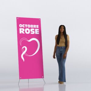 X Banner Octobre Rose - Borney